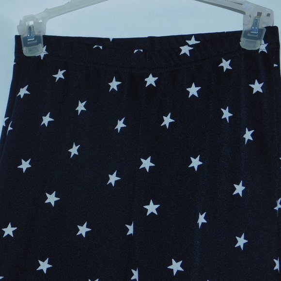 Nasty Gal Collection Flare Black w/stars Pants - Picture 4 of 9